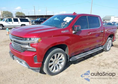 2021 Chevrolet Silverado 1500 2Wd Short Bed High Country z USA, uszkodzony, nr VIN 1GCPWFED8MZ304111